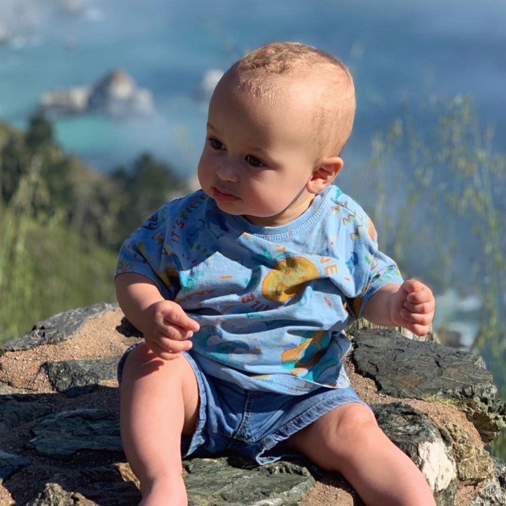 Zara Baby T-shirt and Jean Shorts